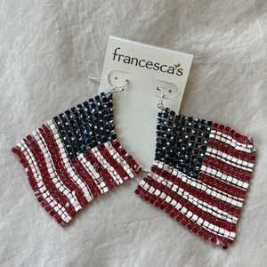 American Flag Earrings